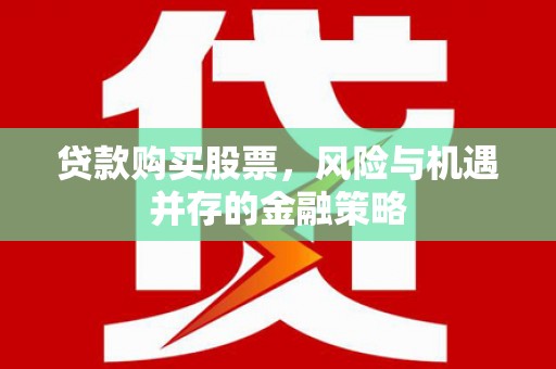 岭东贷款购买股票，风险与机遇并存的金融策略
