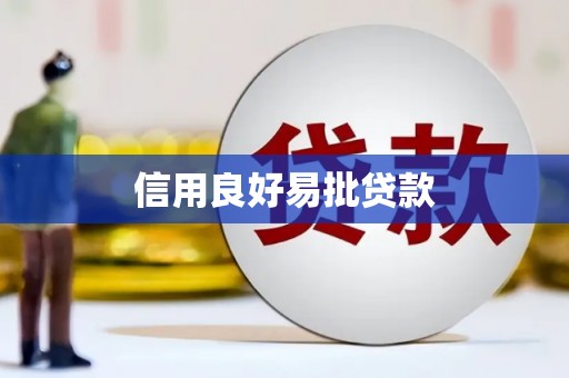岭东信用良好易批贷款