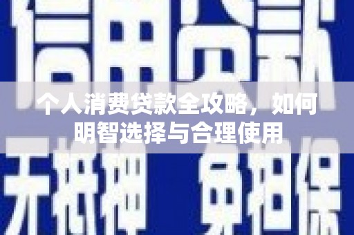 岭东个人消费贷款全攻略，如何明智选择与合理使用