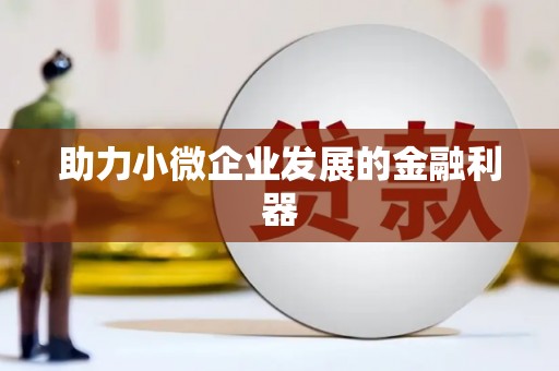岭东助力小微企业发展的金融利器