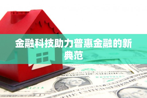 岭东金融科技助力普惠金融的新典范