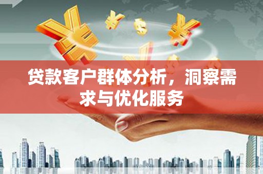 岭东贷款客户群体分析，洞察需求与优化服务